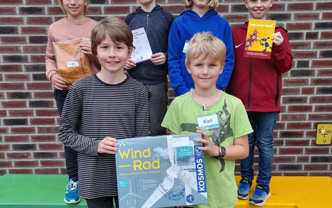 Die Sieger des diesjährigen Känguru-Wettbewerbs