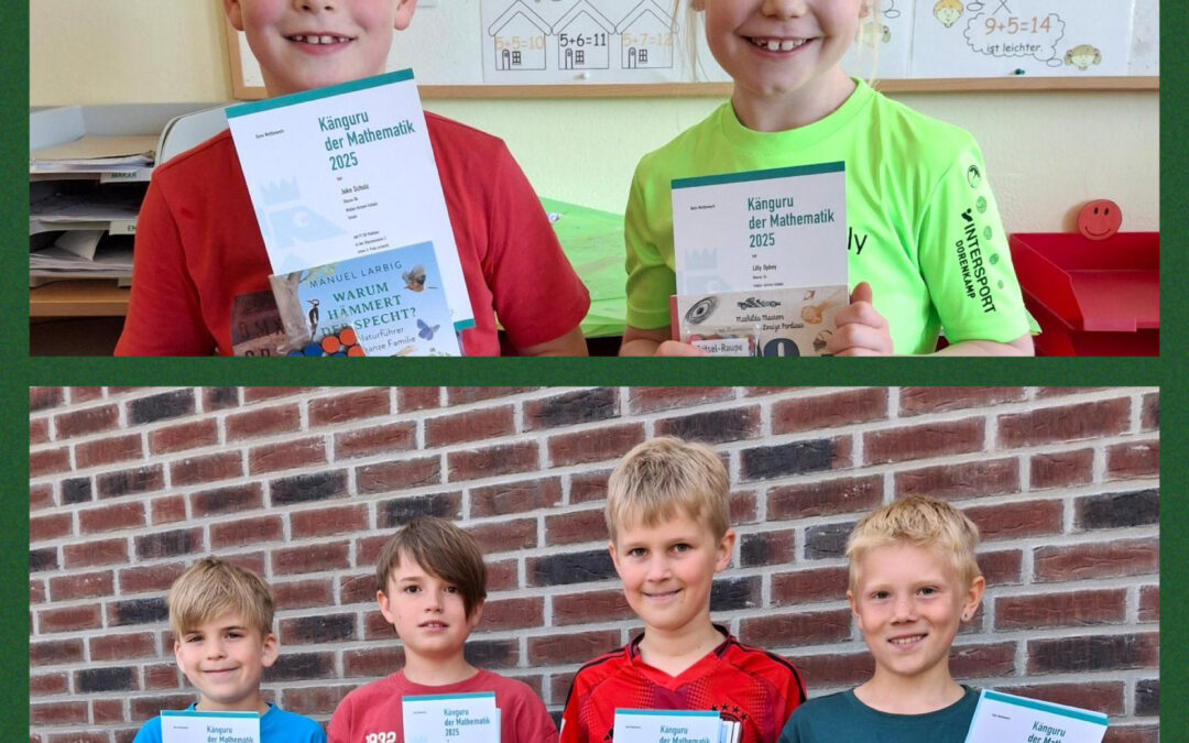 Mathe macht Spaß – Unsere Grundschüler beim Känguru-Wettbewerb