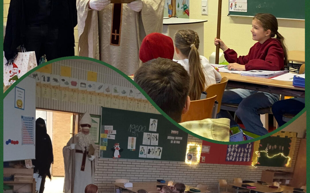 Nikolausbesuch an der Brüder-Grimm-Schule