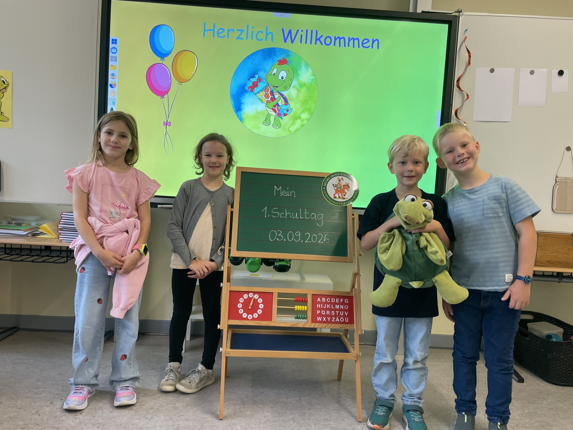 Herzlich willkommen in der ersten Klasse!