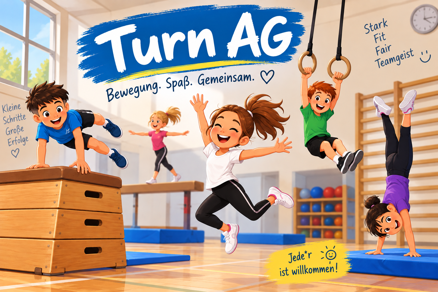 Turn-AG für die Jahrgänge 3 und 4